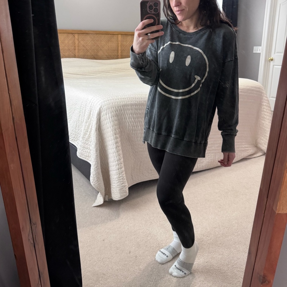 Oversized crewneck sweatshirt